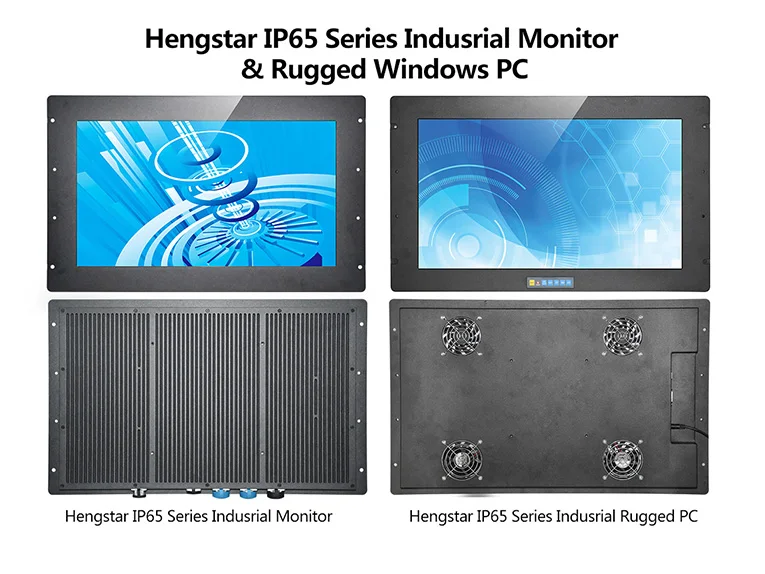 Hengstar Outdoor Rugged Fanless 21.5 Inch Touch Screen Industrial IP65 Waterproof Panel PC LCD Monitor