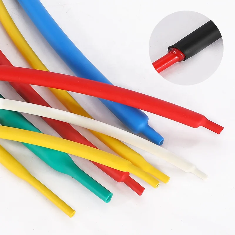 3:1 High Shrinkage Double Wall Adhesive Semi-flexible Wear Resisting Waterproof Solvent Resistant Oil Resistant Heat Shrink Tub