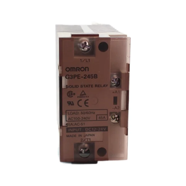 Om-ro-n Single-phase Solid State Relays G3PE-245B (SSR) with Integrated Heat Sink 100 to 240 VAC (50/60 Hz)