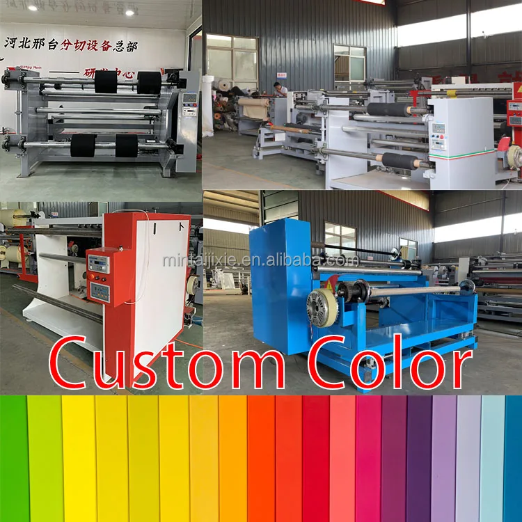 Automatic polyester film slitting machine Paper Roll Slitting Machine Paper Slitting Rewinding Machine