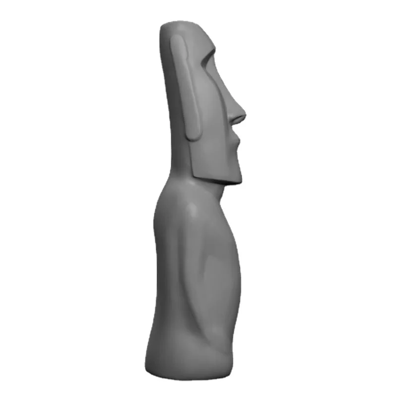  Скульптурная статуя Moai пасхальный остров Полинезия внешнее художественное основание сетчатая скульптура