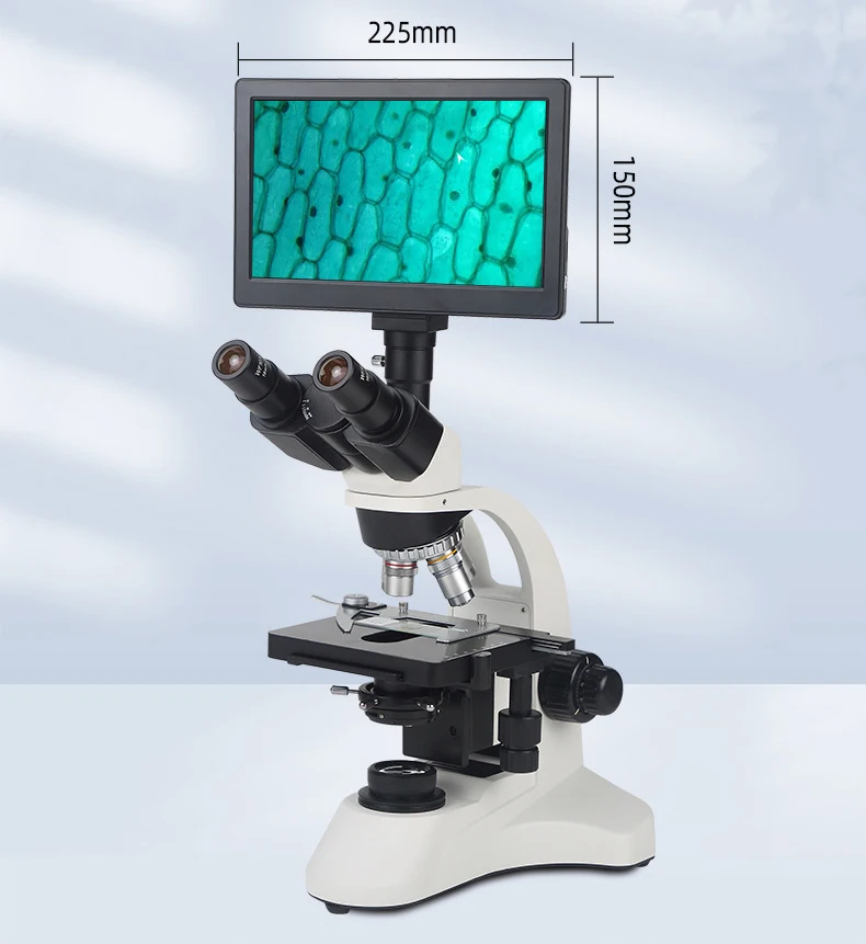 Trinocular Biological microscope for student High power microscope