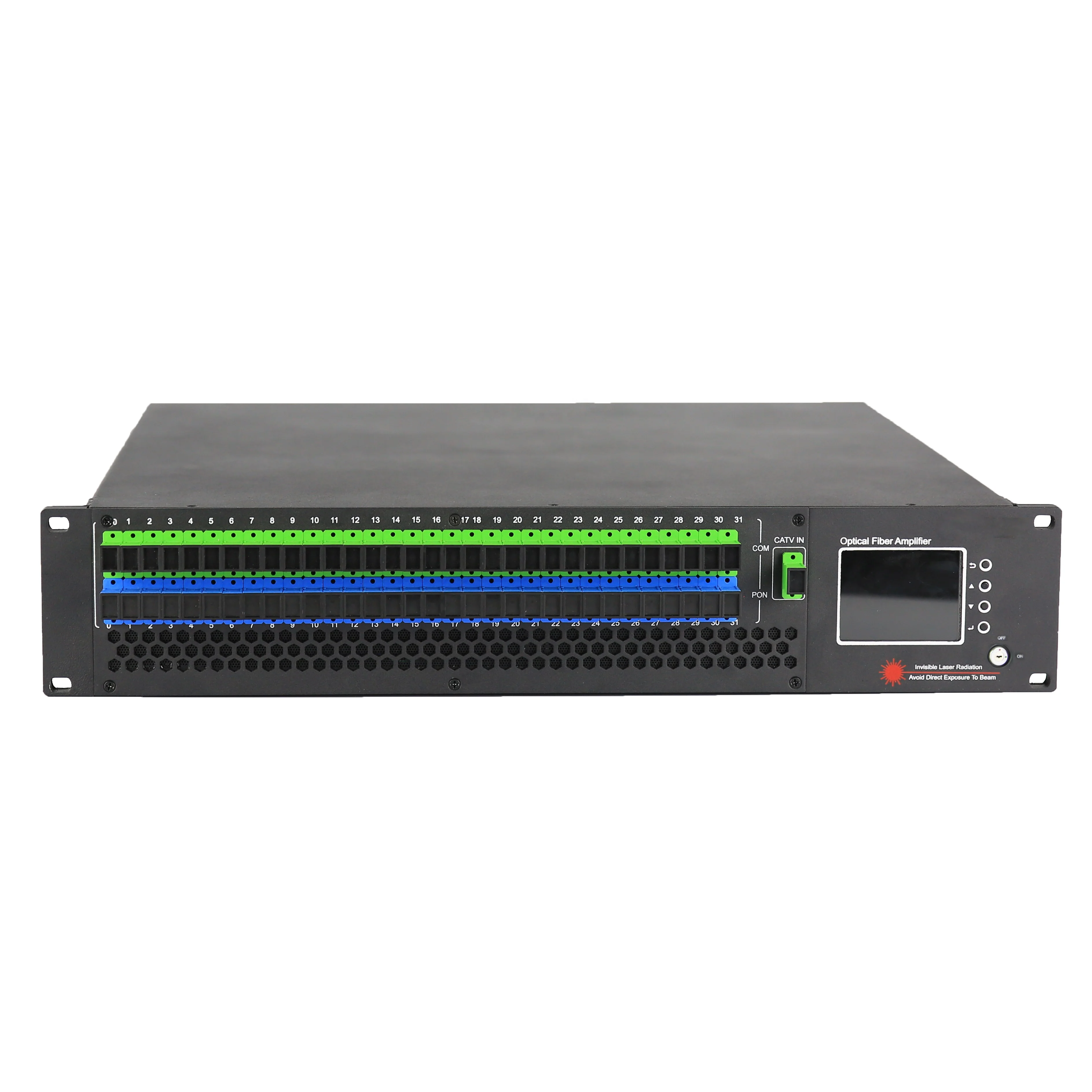 CATV EDFA Pon 1550nm 2U 4/8/16/32/64 порт EDFA Волоконно-оптический EYDFA с WDM