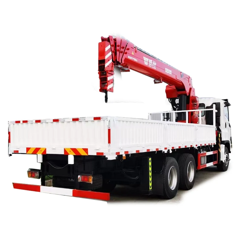 New Style Isuzu 6*4 10 Ton 16 Ton 5 Section Arm Cranes Truck Hydraulic Telescopic Boom Truck Mounted Crane