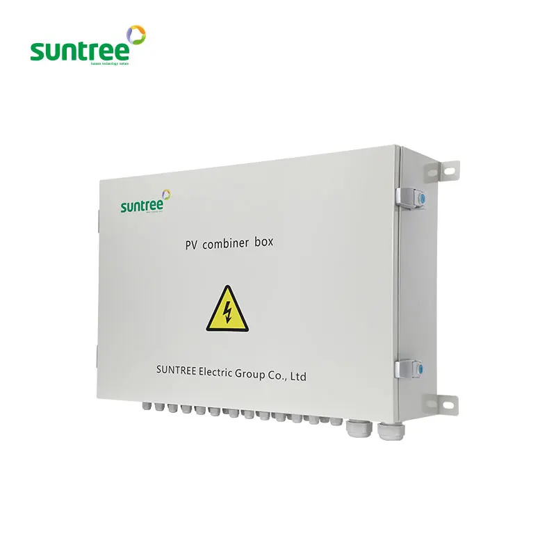 2 4 5 6 8 10 12 16 24 ways string Combiner Box With Lightning Protection Solar Energy box