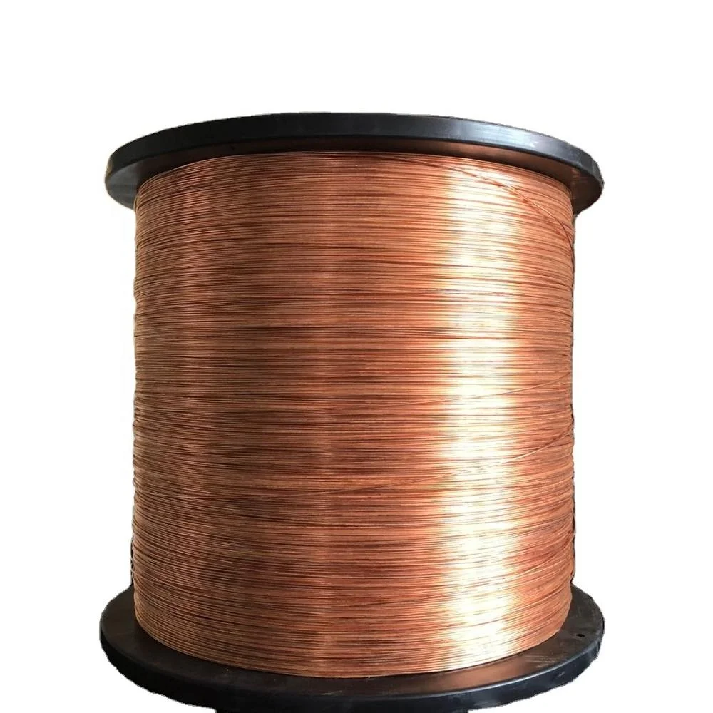 Copper coated iron wire