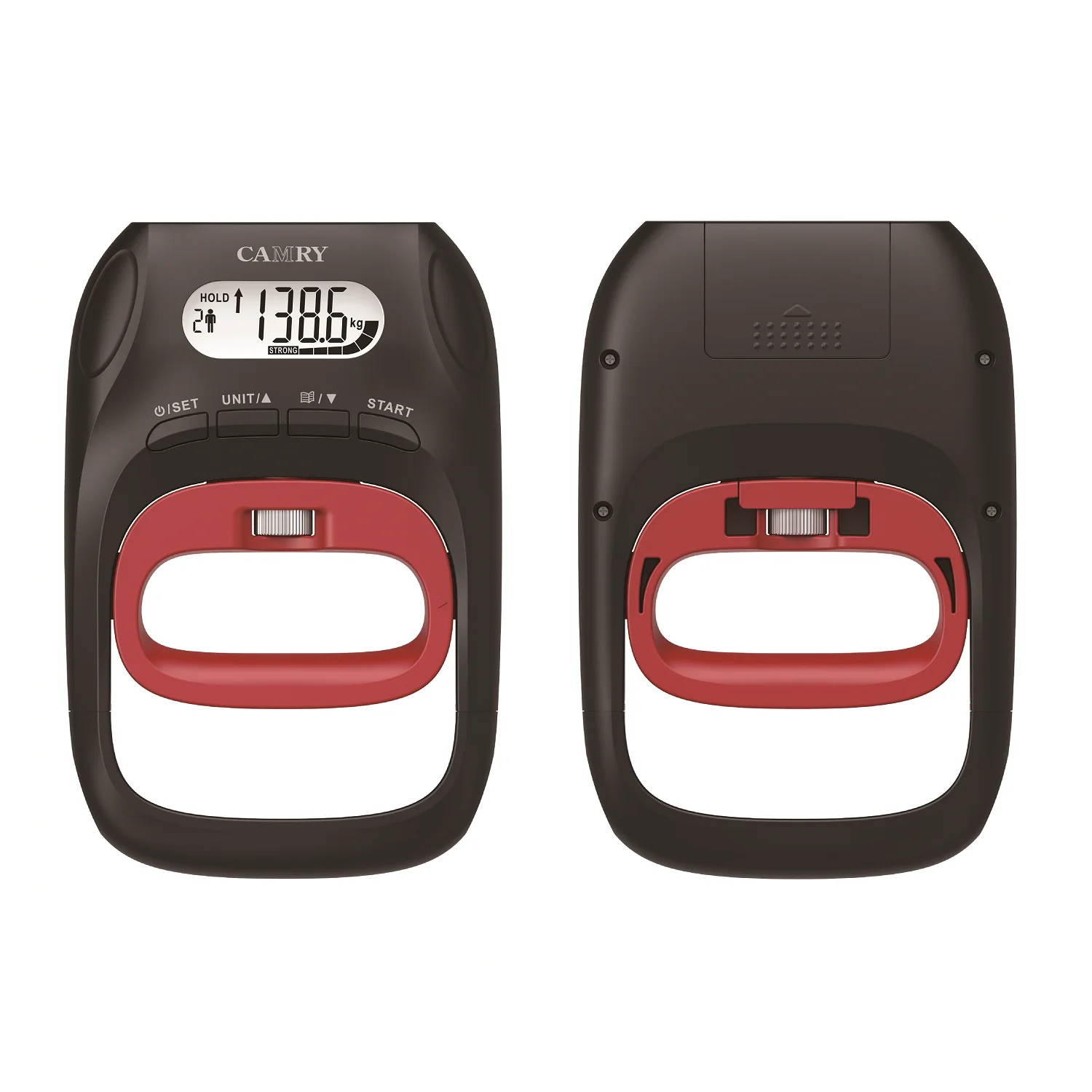 CAMRY Digital Hand Gripper 180kg Capacity 19 Users For Grip Finger Wrist Power Testing Exercising Electronic Hand Dynamometer