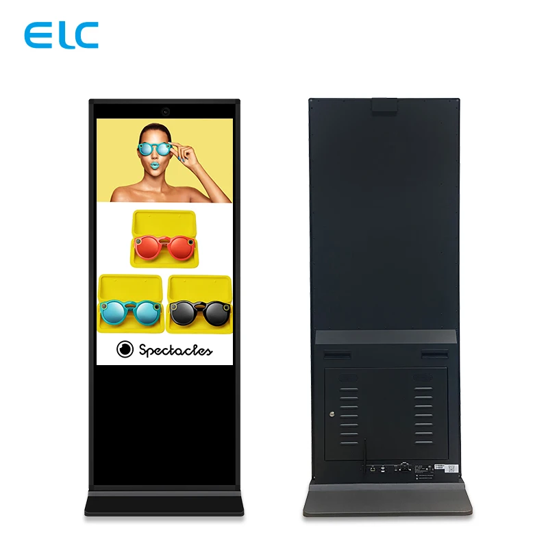 43 inch infrared touch screen wifi android vertical indoor RK3399 stand kiosk touchscreen machine for ad player