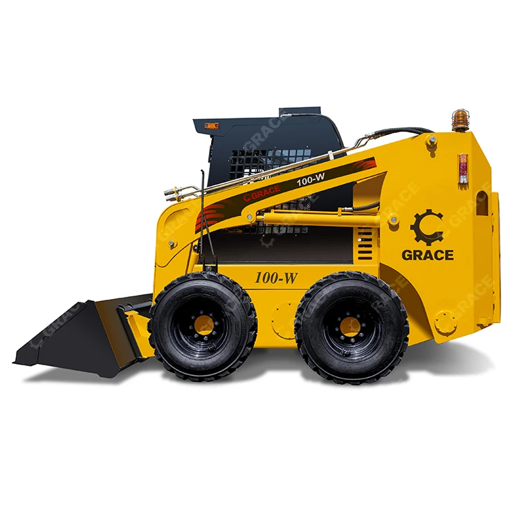 Skidsteer loader tracking Landscaping machine 350kg 450kg SK650 cheap Kubota diesel mini skid steer