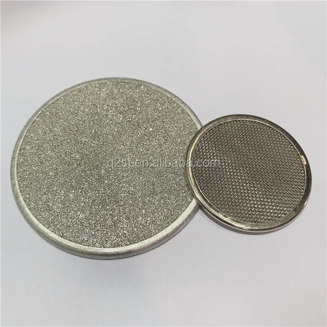 Sintered Porous 0.2 5 7 40 50 70 90 microns stainless steel SS 316L filter disc