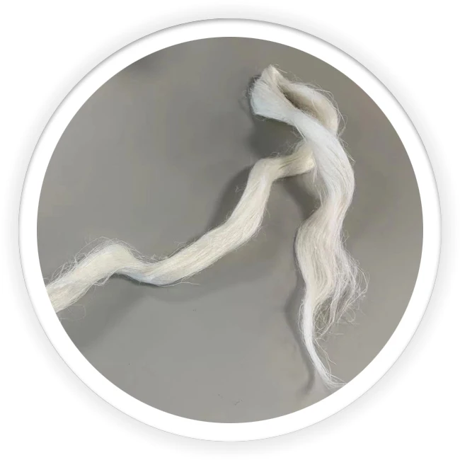 
2000nm white hemp fiber sliver for wool blend spinning 