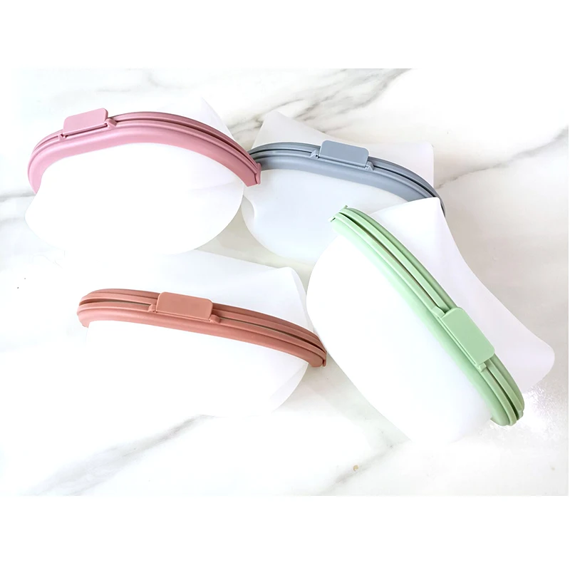 Large size 2.5L Factory supply Reusable food preservation storage bag Multi-function freezer food bag cosmetic toys storage bag