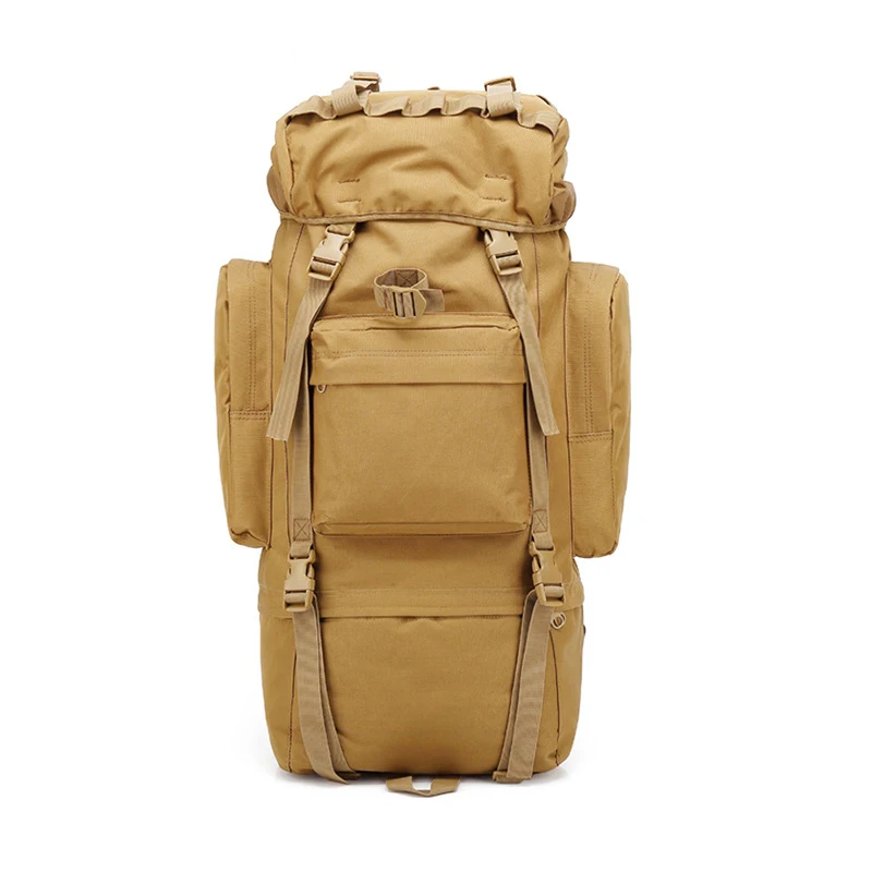 Outdoor Travel Large Capacity 70L 80L 100L Waterproof Camo Mountain Molle Camping Bag Hiking Backpack For Teens