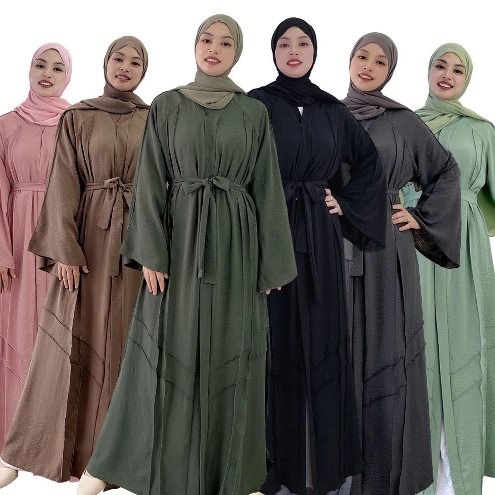 2022 Loriya Muslim new abaya Turkey Dubai Muslim Dresses Kaftans Abaya Women Arab Islamic Clothing EID Hijab Dress