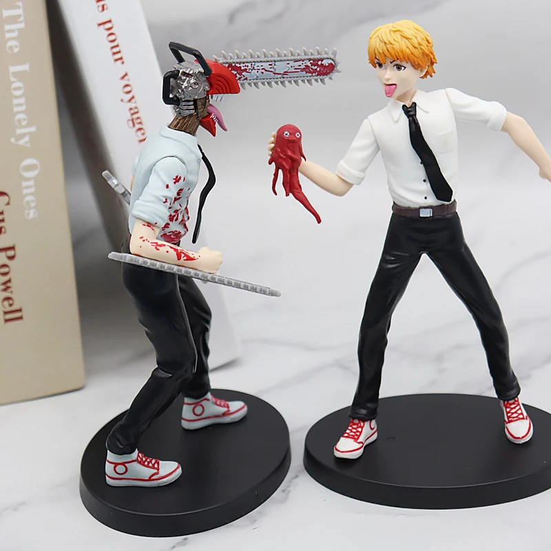 5 Styles the chainsaw man figuras japanese anime toys Makima Pochita Denji Power figure action