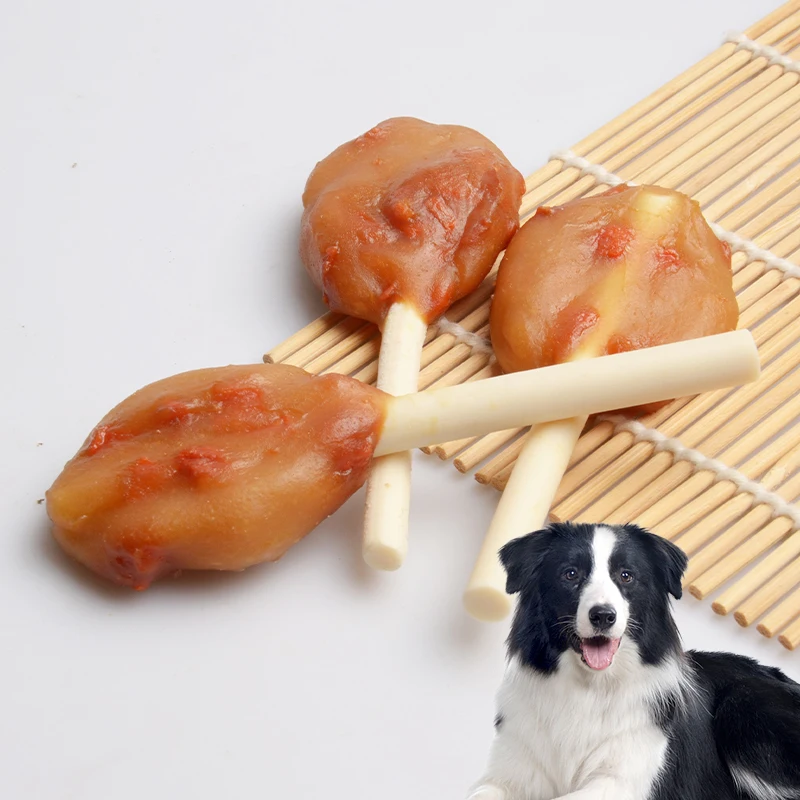 Chicken&duck&carrot wrap milk stick promotional High Quality food for dogs Chicken series teeth grinding dog treat