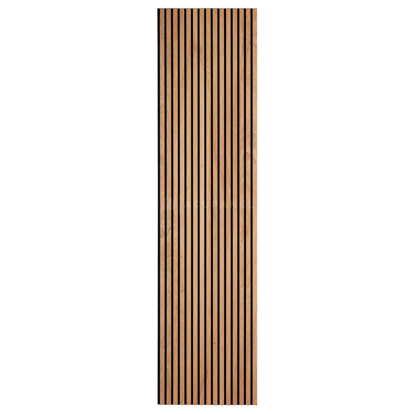 Contemporary design oiled oak fluted wood slat lowes soundproofing acoustic  wall panels