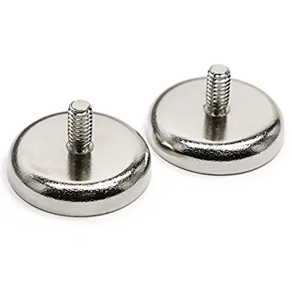 Nickel Coated Good Price Magnetic Materials Threaded Stud Mounting Magnet High Quality Pot Magnets with Screw