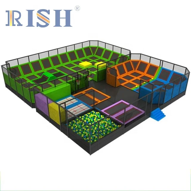 
Indoor playground equipment outdoor jump trampoline park 