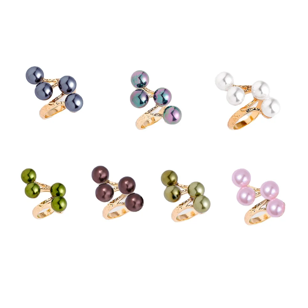 Многослойное разноцветное кольцо SophiaXuan с жемчугом 14 к позолоченное полинезийское ювелирное изделие Гавайские