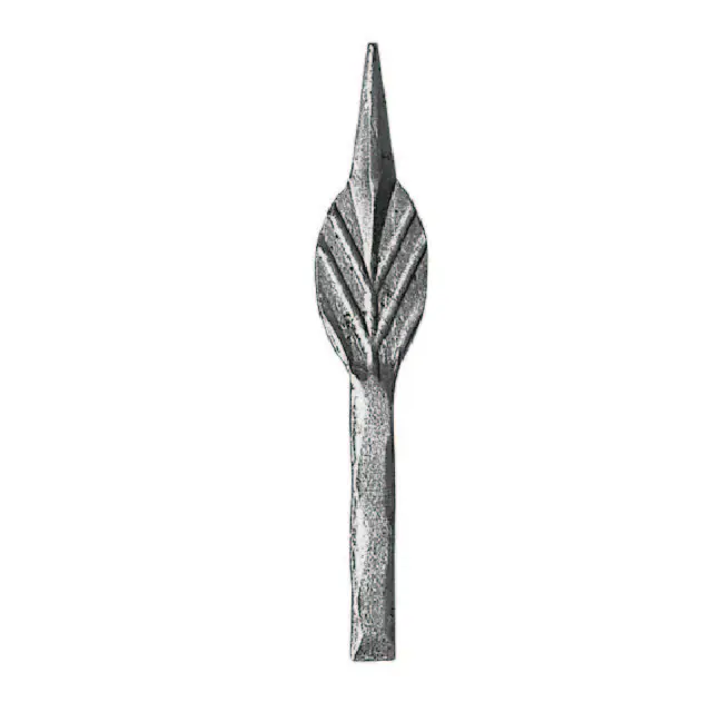 Hot wrought iron cast aluminum spear heads fence gates components best quality