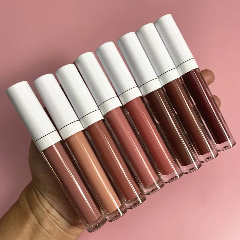 24 Colors High Pigmented Liquid Matte Lipstick Private Label Waterproof and Long Lasting Matte Vegan lipstick