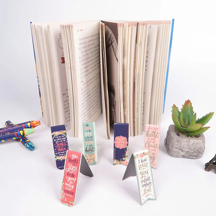 Мультяшная Милая аниме милая творческая бумага рекламная магнитная закладка пользовательские закладки для детей