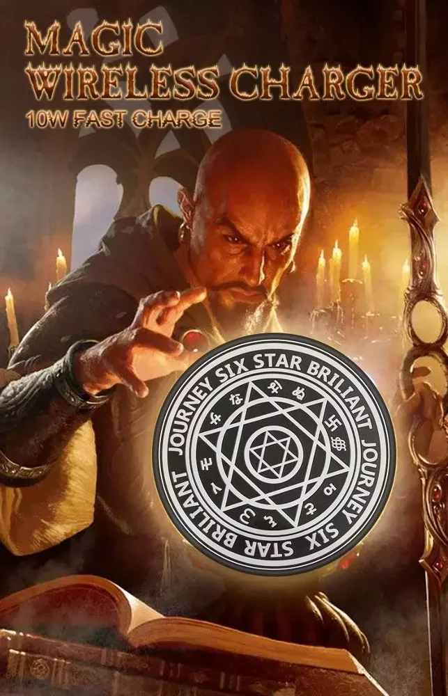 10w Qi Fast Ultra Slim Magic Array Wireless Charger Pad for All Qi-Enabled Phones