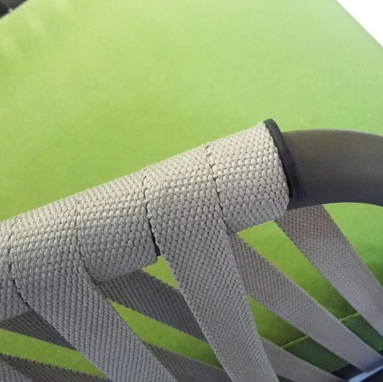 modern furniture woven rattan sofa outdoor dining chair simple  leisure reception three-seat sofa aluminum frame