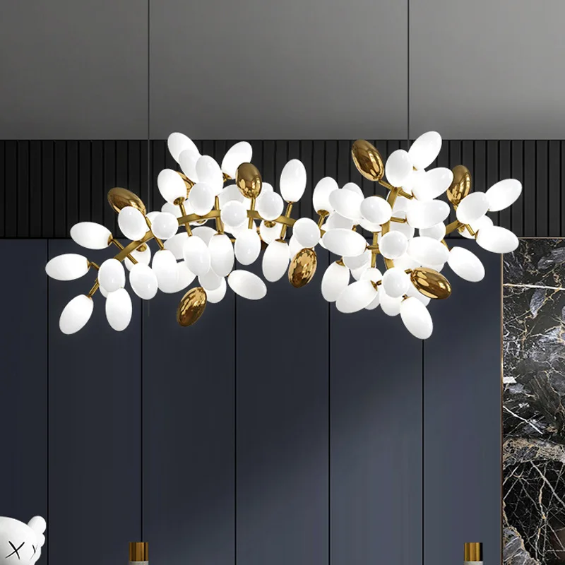 Pendant Lights Modern Designer Chandelier Lighting Led Large Grape Shape Home Decor Lustres for Dining Room Lamp Decoration