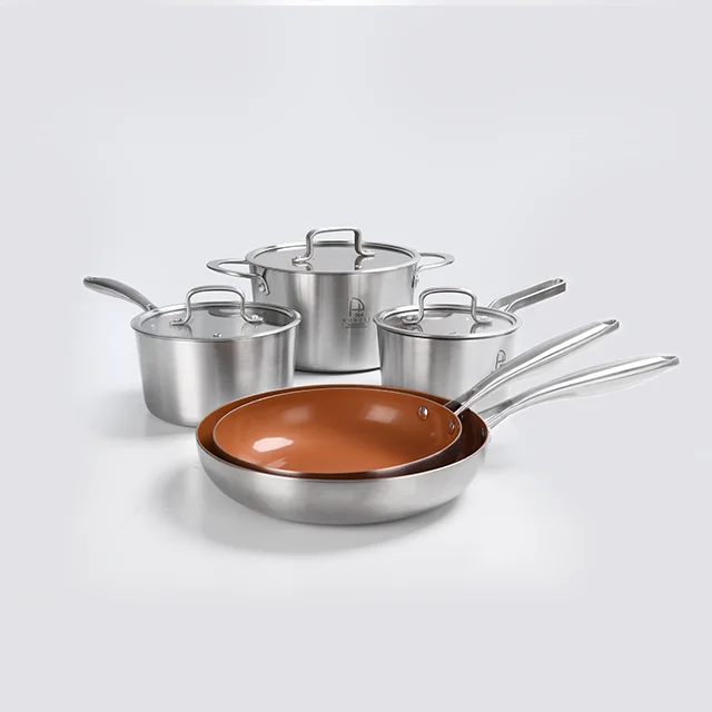 12 шт керамический nonstick трехслойная подкладка фанера из нержавеющей стали мульти-функциональный набор кухонных принадлежностей наборы