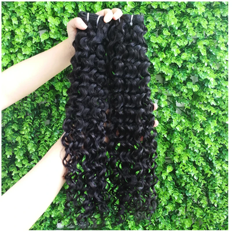 Высококачественное бразильское наращивание волос Оптовая продажа натуральных человеческих плетений итальянские кудри Оригинальные необработанные поставщики пучков