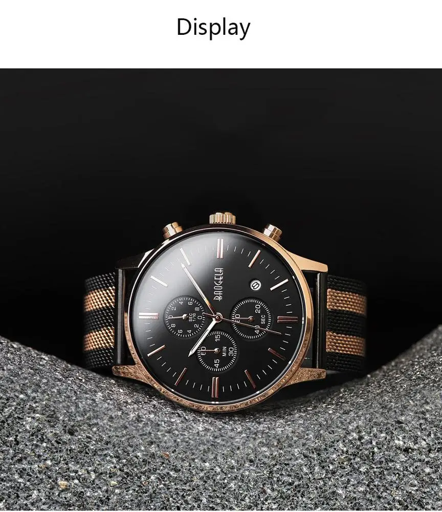 New arrival Relogio masculino business style watch stainless steel band wristwatch for men quartz movement wrist watches