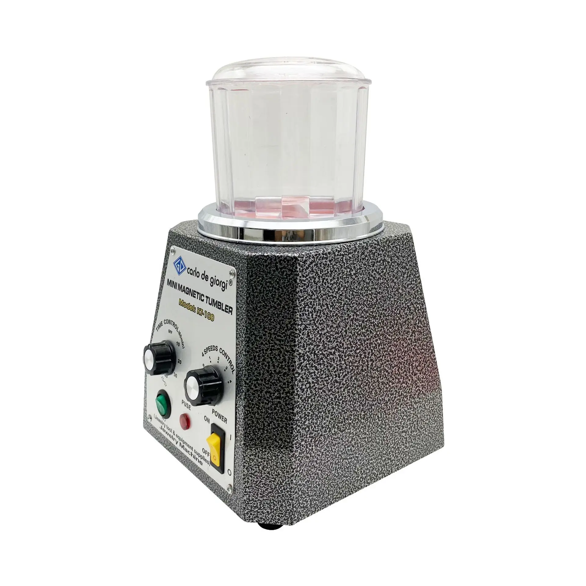 High Quality Durable Magnetic Rotary Tumbler Polishing Machine KT-100 Magnetic Cleaner