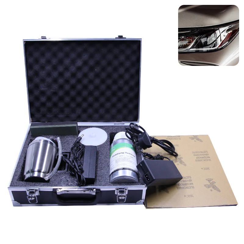 Очиститель передней фары автомобильные фары Полировочный инструмент для чистки автомобильного освещения ремонтная машина от Allplace