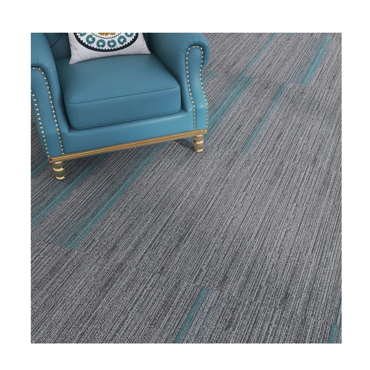 2024 Commercial Grade Kaili hot selling Multi-level loop carpet Hotel Lobby Carpet 25*100 Wall-to-Wall Carpet Tiles