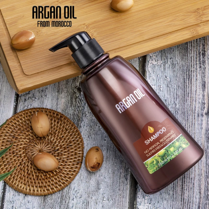 
Private Label hair treatment Morocco Manufacturer Argan Oil Hair Shampoo 