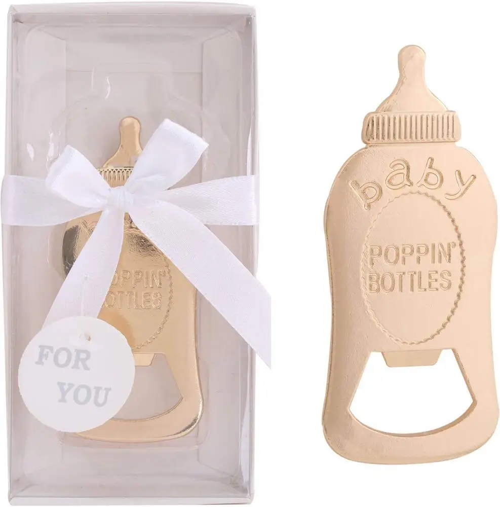 
Baby POPPIN BOTTLES Bottle Opener Baby Shower Party Supplies Decoration Return Gift for Guest 
