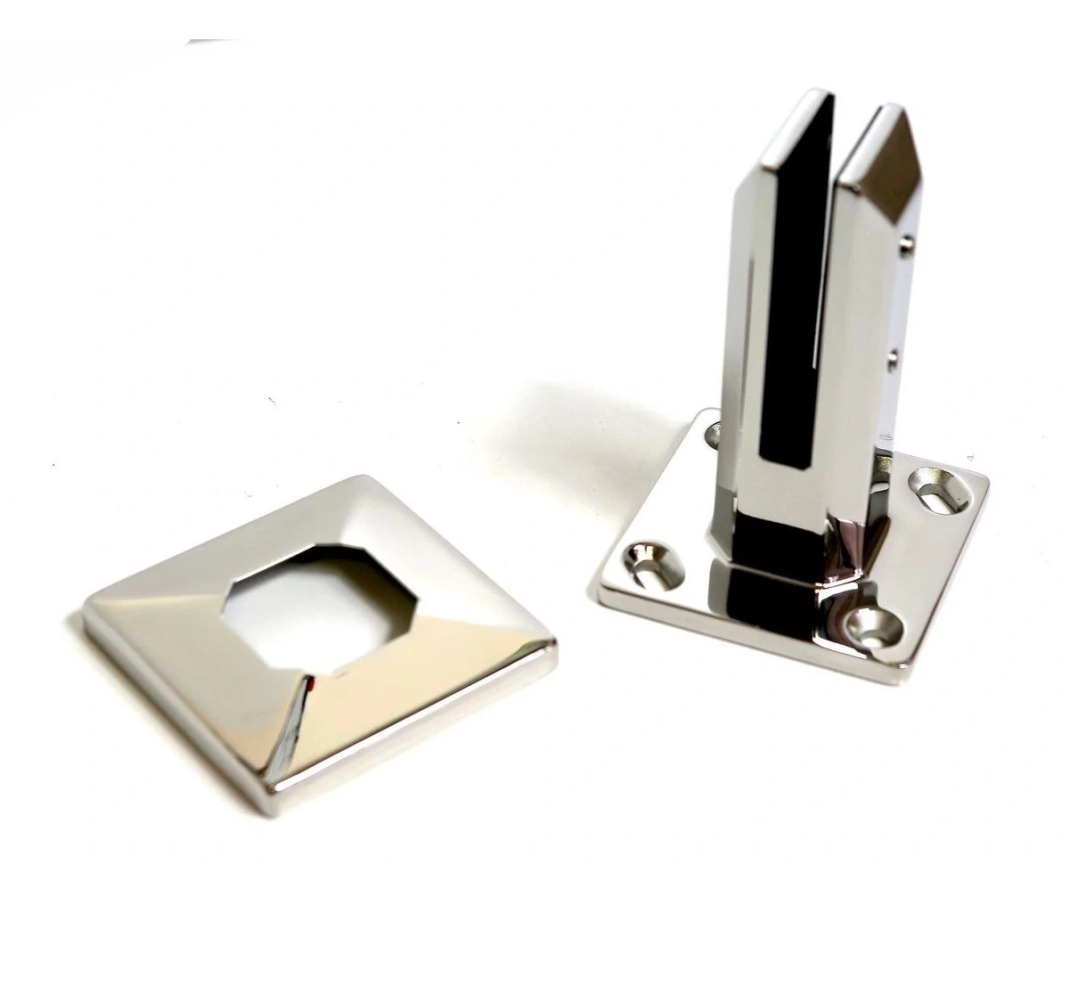 Пользовательская архитектура, бескаркасная стеклянная балюстрада из нержавеющей стали, перила для балкона, регулируемая перила