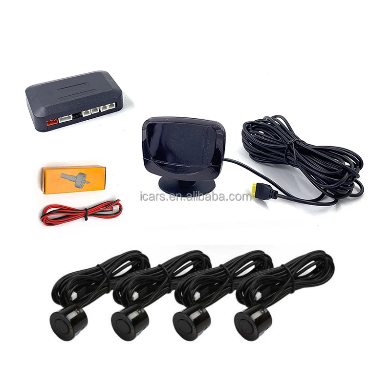 Buzzer / LED / LCD   4 6 8 Rear Reverse Car Sensor Auto Parking Radar Sensor Kit Sensor De Reversa Para Autos