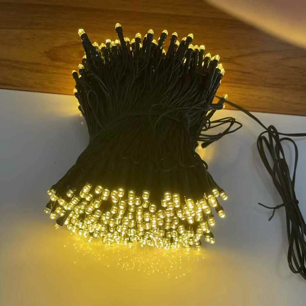 Outdoor Christmas Tree Led Decoration Light String IP44 Waterproof 10Led/M Christmas Tree Outside Large Scale Light Reel