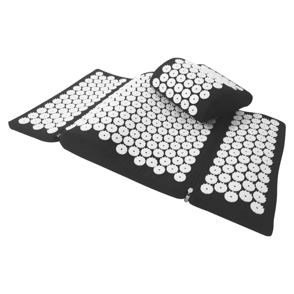 Coconut Yoga Accupressure Mat And Pillow Set For Massage/Back/Neck Pain Relief And Muscle Relaxation