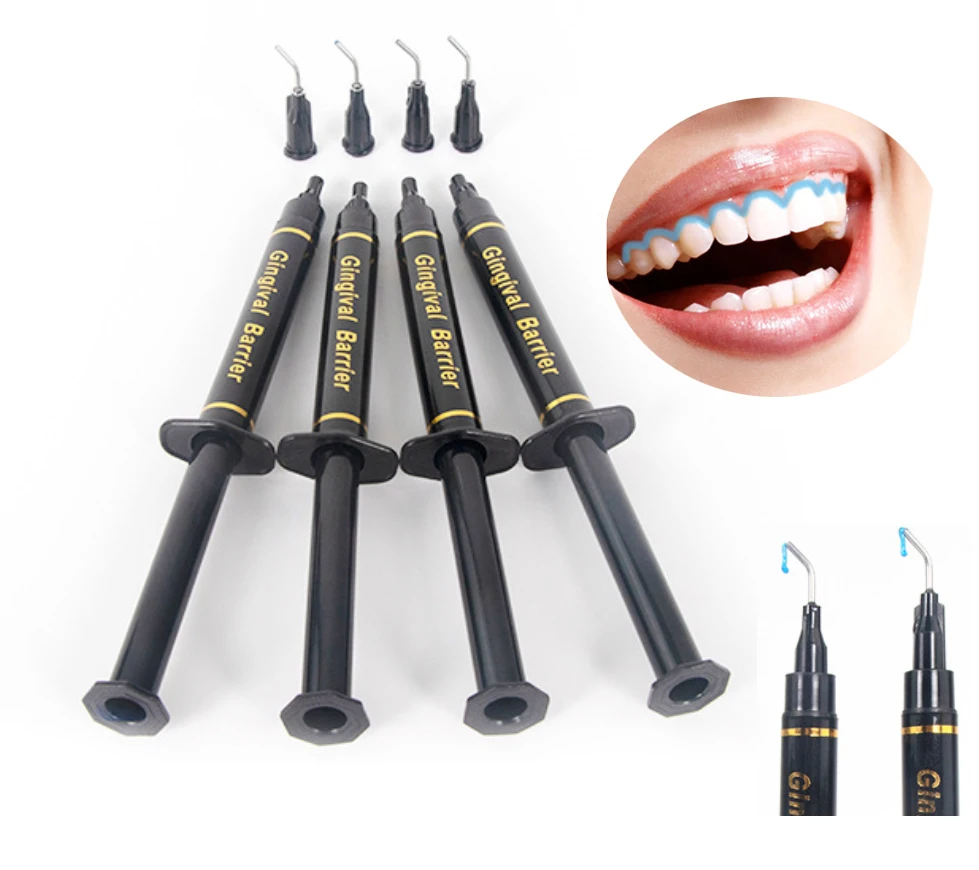 1,5 мл десневой резинки синий защитный барьер гель для отбеливания зубов