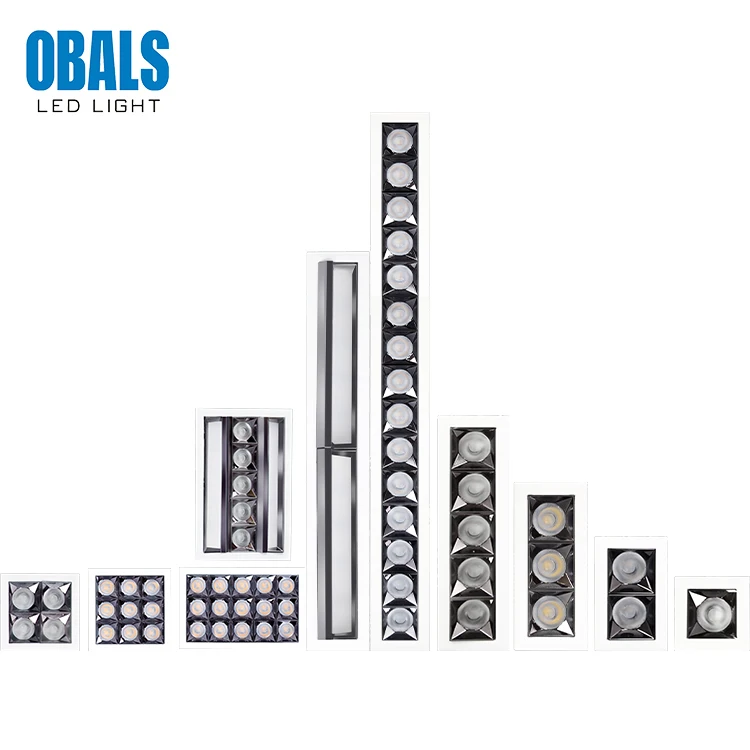 OBALS Die Casting Aluminum Recessed 6W 10W 12W 14W 20W 25W 30W 36W Led Linear Light