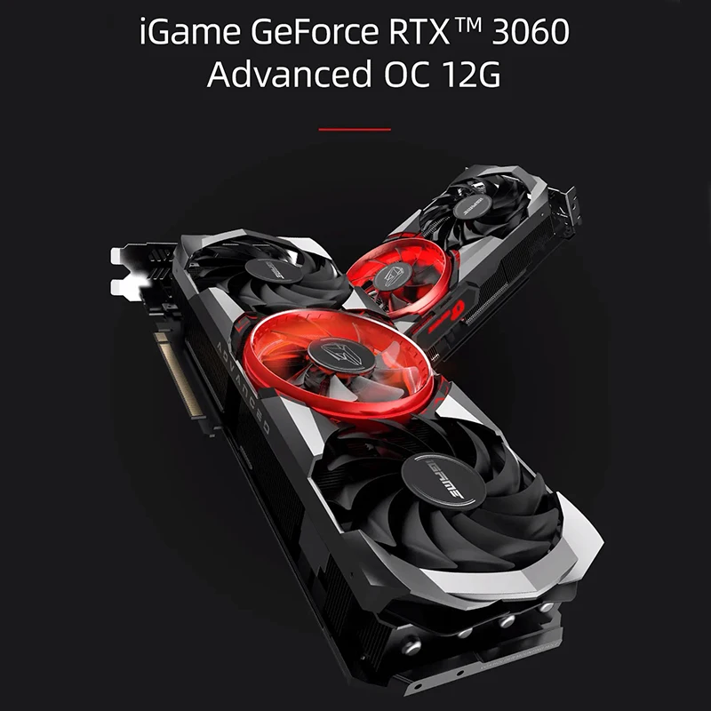 In Stock Colorful iGame GeForce RTX 3060 Advanced OC 12G Gaming Graphics Card RTX 3060 LHR Video Graphics Card