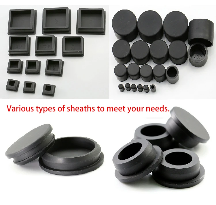 Deson Custom NBR Molded Circular OR Square Special-Shaped Plastic Silicone Stopper Manufacturer Silicone Rubber Plug
