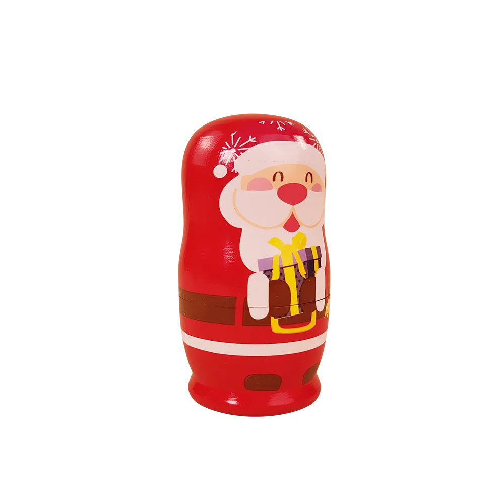 Customized wholesale handmade crafts pretty and cute ceramic matryoshka russian doll