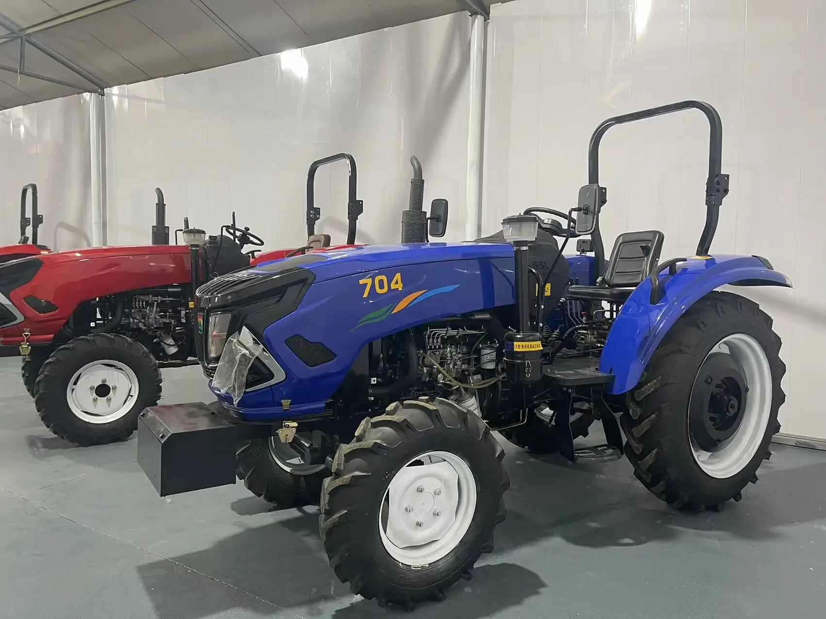 Китайский Новый сельскохозяйственный трактор 4wd 4x4 50 л.с. 60 80 90 100
