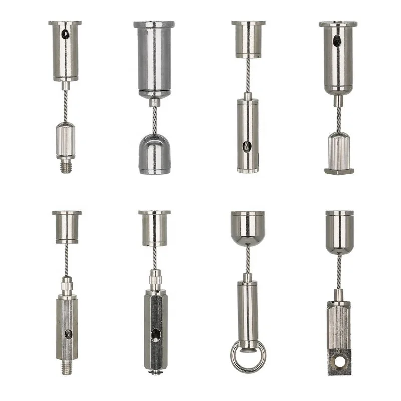 Professional manufacturer 304/316 steel wire rope with factory price suspension kits and hanging kits for LED panel lights