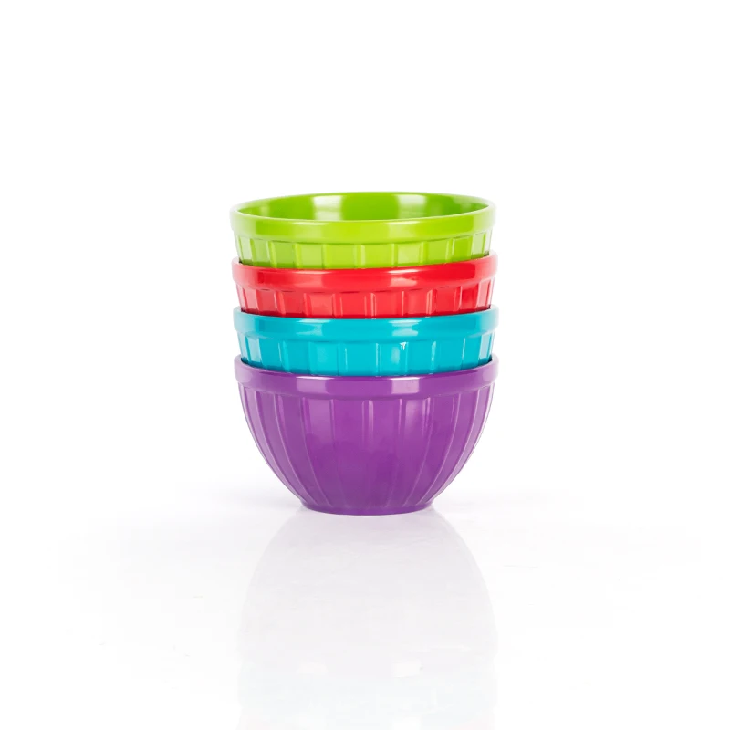 Нестандартная конструкция меламина на открытом воздухе 4 Пикник миски с крышками